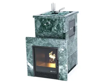 Фото Печь «Сочи» М2 в полноценном кожухе с открытым верхом Змеевик в магазине Woodson Фото Печь «Сочи» М2 в полноценном кожухе с открытым верхом Змеевик в магазине Woodson