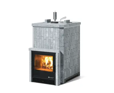 Фото Печь Изистим Южная 16 закрытый верх с топкой из парной - Камень Талькохлорит в магазине Woodson Фото Печь Изистим Южная 16 закрытый верх с топкой из парной - Камень Талькохлорит в магазине Woodson