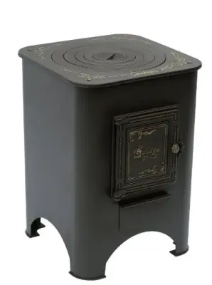 Печь под казан "Сибирь" с чугунной плитой и дверцей