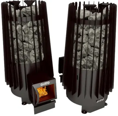 Фото Дровяная банная печь Cometa 180 Vega Long Grill`D в магазине Woodson