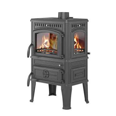 Фото Печь-камин Везувий ЛВ-12РС "Антрацит" в магазине Woodson