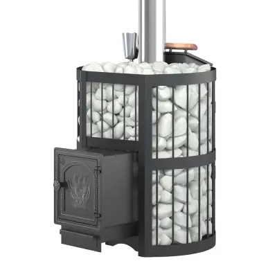 Фото Чугунная печь для бани ЭТНА Стандарт 24 (ДТ-4) Закрытая каменка в магазине Woodson Фото Чугунная печь для бани ЭТНА Стандарт 24 (ДТ-4) Закрытая каменка в магазине Woodson