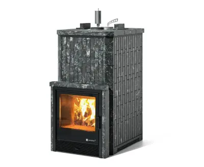 Фото Печь Изистим Южная 22 закрытый верх с топкой из парной - Камень Пироксенит в магазине Woodson Фото Печь Изистим Южная 22 закрытый верх с топкой из парной - Камень Пироксенит в магазине Woodson
