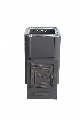 Фото Печь банная чугунная "Сибирь-24". Универсальная чугунная дверца (Конвекционная) в магазине Woodson Фото Печь банная чугунная "Сибирь-24". Универсальная чугунная дверца (Конвекционная) в магазине Woodson