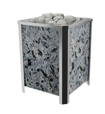 Фото Премьера М 12 квт серпентинит "Бархат" в магазине Woodson