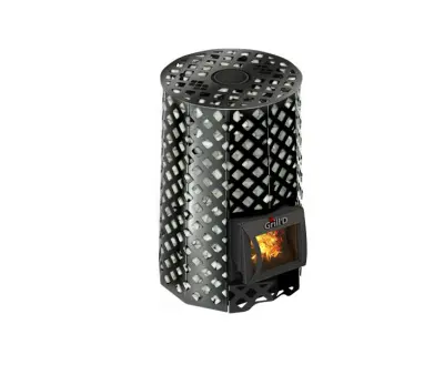 Фото Дровяная банная печь Grill'D Violet Romb Short в магазине Woodson