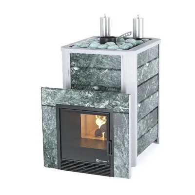 Фото Печь Изистим Ялта 25 К/2024  Змеевик в магазине Woodson Фото Печь Изистим Ялта 25 К/2024  Змеевик в магазине Woodson