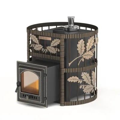 Фото Печь для бани Эверест СПб 15 (210) Ковка в магазине Woodson Фото Печь для бани Эверест СПб 15 (210) Ковка в магазине Woodson