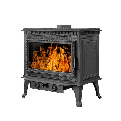 Фото Печь-камин Везувий RICH-15 "Антрацит" в магазине Woodson