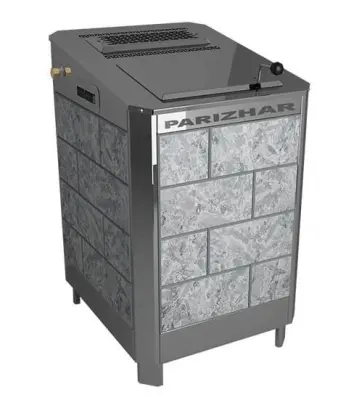 Фото Электрическая паротермальная печь ПАРиЖАР 6,25кВт/220-380 серпентенит "бархат" в магазине Woodson