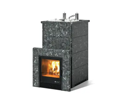 Фото Печь Геленджик К в полноценном кожухе Пироксенит в магазине Woodson Фото Печь Геленджик К в полноценном кожухе Пироксенит в магазине Woodson