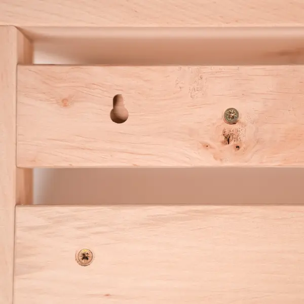 Полка Левада Д7, ольха, 2 ряда