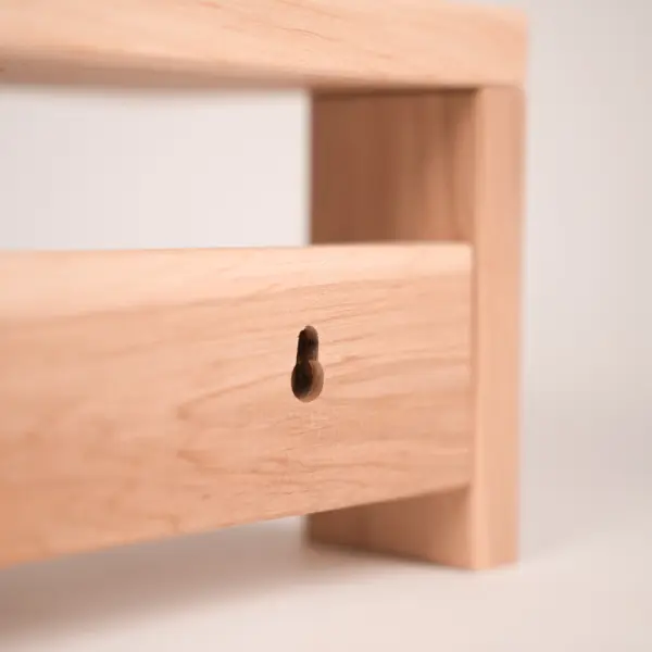 Полка для трав и веников Левада, ольха, 3 отверстия