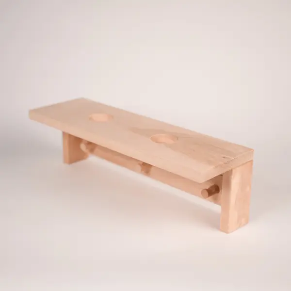 Полка для трав и веников Левада Д3, ольха, 2 отверстия