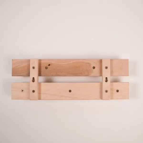 Вешалка настенная Левада Д5, ольха, 2 ряда