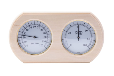 Термогигрометр ОЧКИ овал (липа) TH-20L