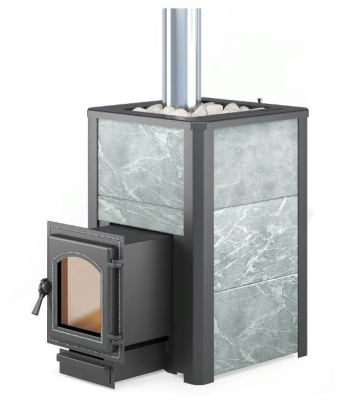 Фото Печь ВЕЗУВИЙ Легенда 22 (270) талькохлорит 400*235*20 мм в магазине Woodson