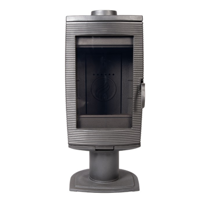 Фото Печь чугунная ROCK на ножке в магазине Woodson Фото Печь чугунная ROCK на ножке в магазине Woodson