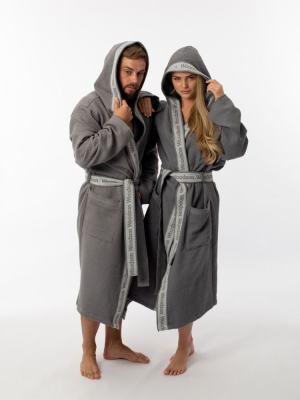 Халат вафельный Woodson, серый (48)