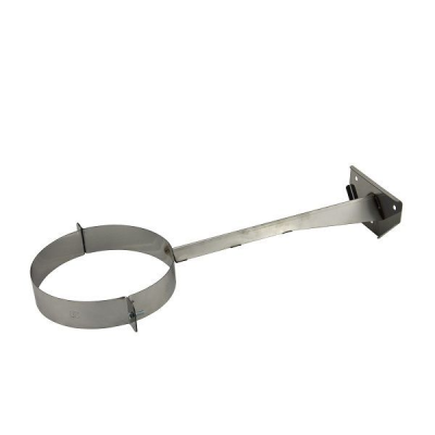 Телескопический стеновой кронштейн — 220 — L-400(200) - 680 мм — нерж 1,5 мм