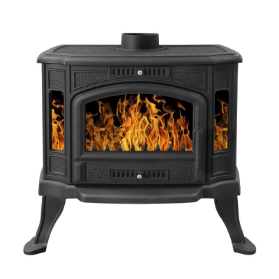 Фото Печь-камин Везувий KZ-14S "Антрацит" в магазине Woodson