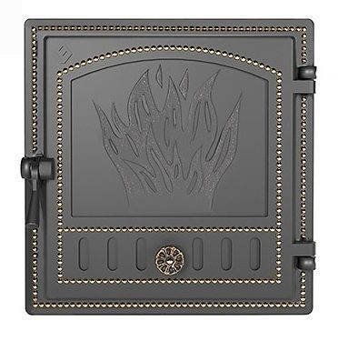 Дверка ВЕЗУВИЙ каминная 281 (Бронза)