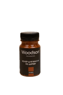 Колер для масла по дереву Woodson, ольха, 80мл Колер для масла по дереву Woodson, ольха, 80мл