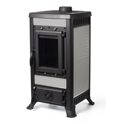 Фото Печь чугунная KLEMENS I серый в магазине Woodson Фото Печь чугунная KLEMENS I серый в магазине Woodson