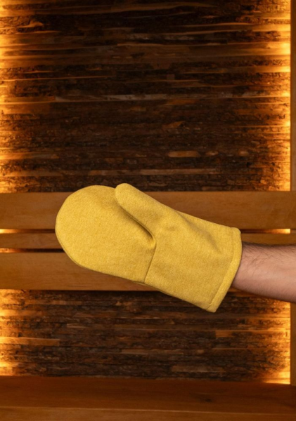Рукавицы для парения Woodson, цвет горчичный
