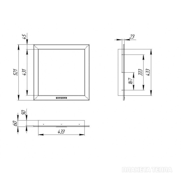 Фото Sangens Декоративная рамка в магазине Woodson