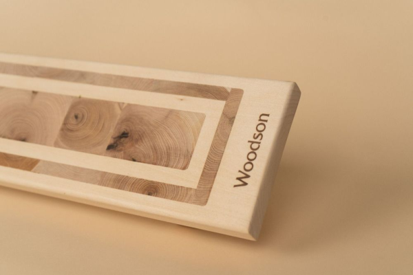 Светильник Woodson Фиджи линия, угловой со светодиодной лентой, Липа (24V)