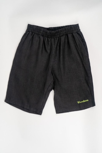 Шорты банщика Woodson, чёрный лён (46-48)