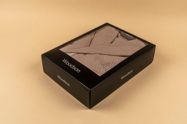 Халат вафельный Woodson, creamy (48)