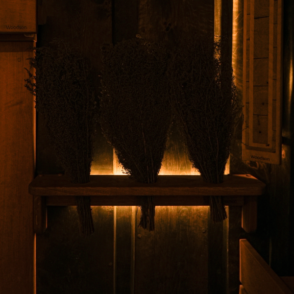 Фито полка Woodson с подсветкой, дуб