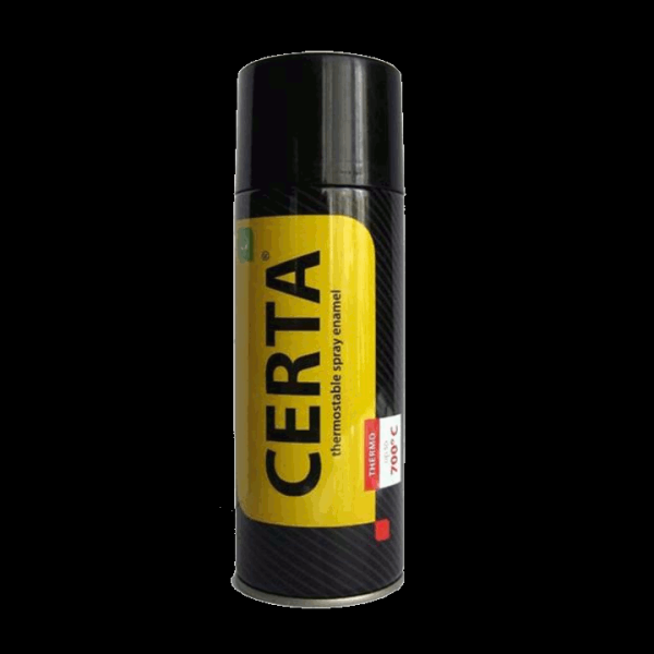 Эмаль термо "CERTA" 800С Аэрозоль, коричневая Эмаль термо "CERTA" 800С Аэрозоль, коричневая