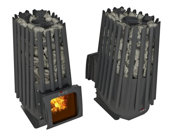 Фото Дровяная банная печь Grill'D Cometa Vega 350 Short Window Max Pro в магазине Woodson Фото Дровяная банная печь Grill'D Cometa Vega 350 Short Window Max Pro в магазине Woodson
