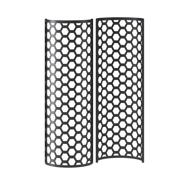 Сетка для камней на трубу "СОТЫ" BLACK, L-750