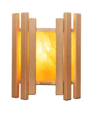 Абажур Woodson тройной с гималайской солью, липа