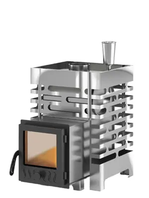 Фото Печь для бани ASTON 12 НЕРЖ. стекло в магазине Woodson