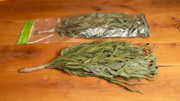 Веник для бани Woodson Премиум, эвкалипт с обмоткой